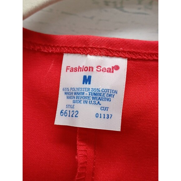 Vtg Unisex Work Vest Supermarket Grocery Store Employee Uniform Volunteer M - Picture 6 of 8